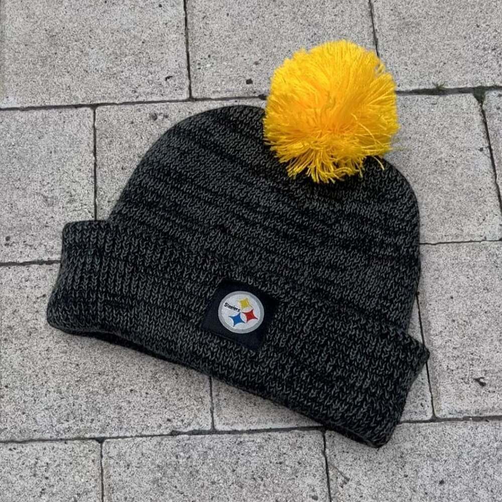 New No Tags NFL Pittsburgh Steelers + Miller Lite Adult Knit Beanie With Classic